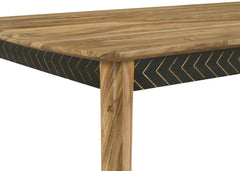 Partridge Natural Sheesham 7 Pc Counter Height Dining Set - Ornate Home