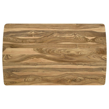 Partridge Natural Sheesham / Black Counter Height Dining Table - Ornate Home