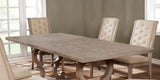 Patience Rustic Natural Tone & Beige Dining Table - Ornate Home