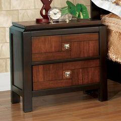 Patra Acacia & Walnut Nightstand - Ornate Home