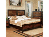 Patra Acacia & Walnut Queen Bed - Ornate Home