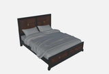 Patra Acacia & Walnut Queen Bed - Ornate Home
