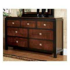 Patra Acacia & Walnut Queen Bedroom Set / 4pc - Ornate Home