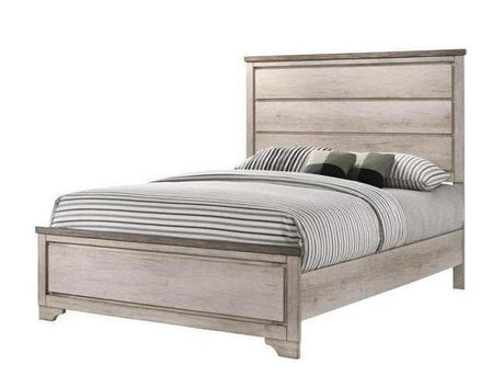 Patterson Driftwood Gray Panel Full Bed - Ornate Home