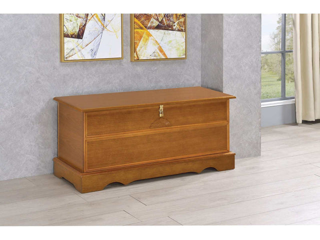 Paula Honey Cedar Chest - Ornate Home