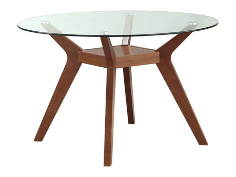 Paxton Clear / Nutmeg Dining Table - Ornate Home