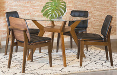 Paxton Clear / Nutmeg Dining Table - Ornate Home