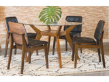 Paxton Nutmeg 5 Pc Dining Set - Ornate Home