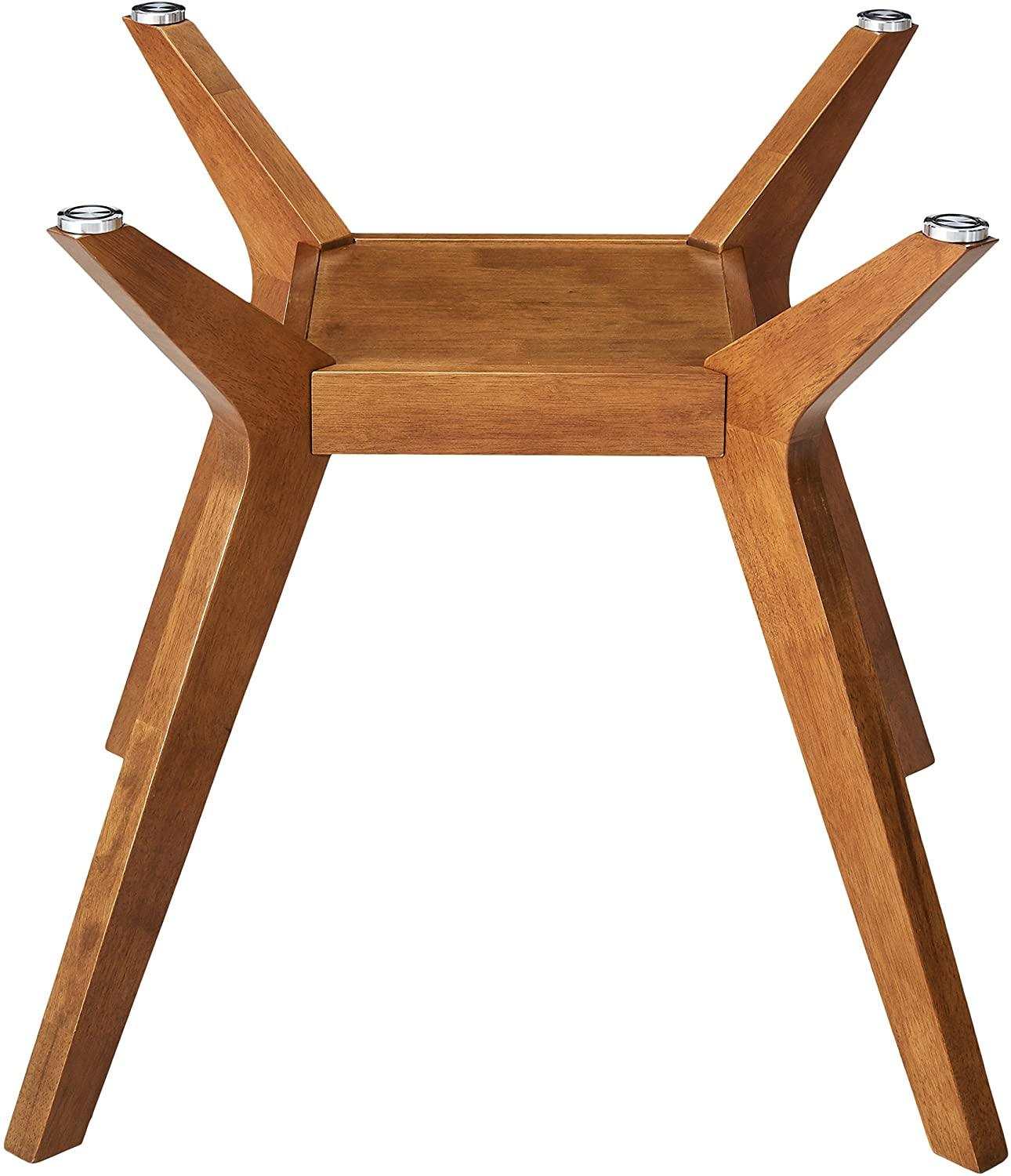 Paxton Nutmeg Glass Dining Table - Ornate Home