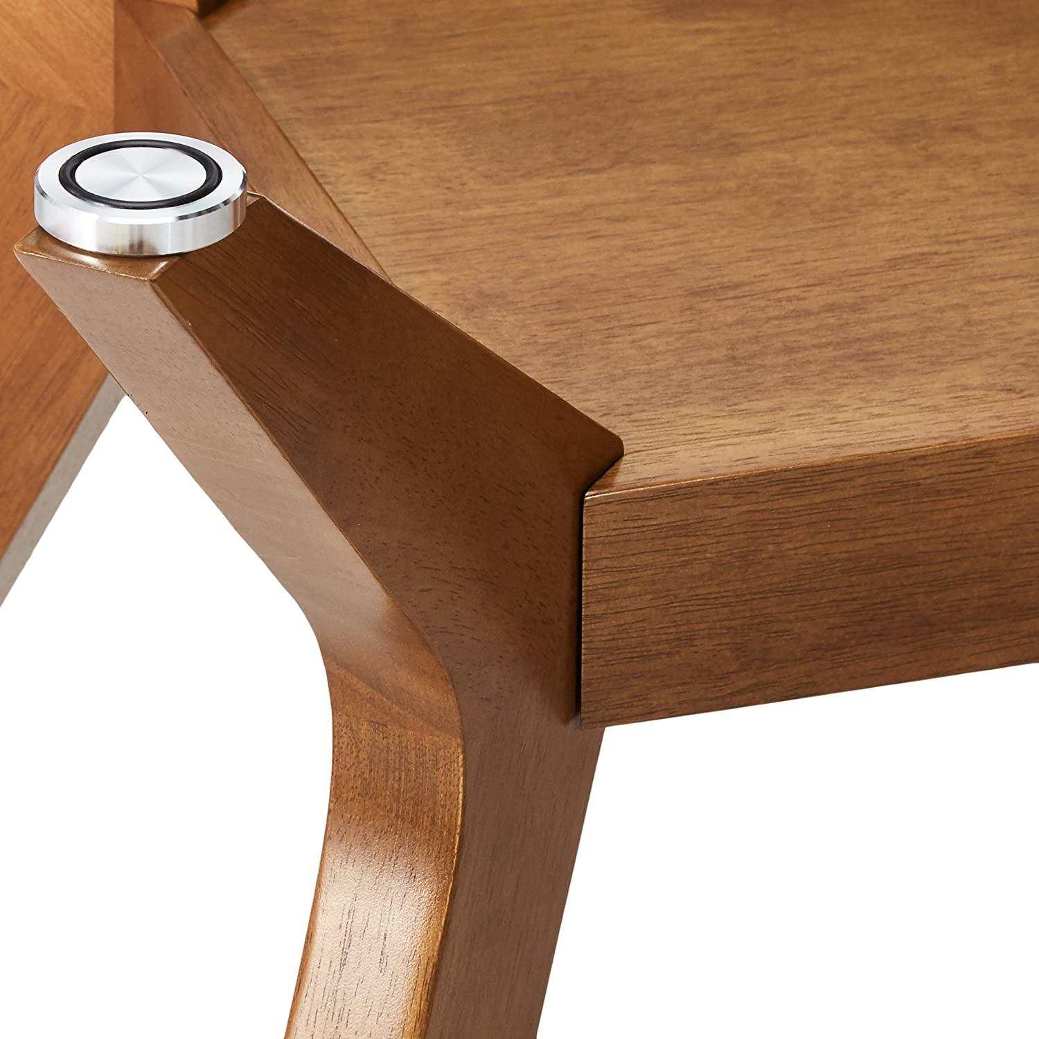 Paxton Nutmeg Glass Dining Table - Ornate Home