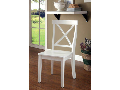 Penelope White Side Chairs (Set of 2) - Ornate Home