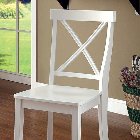 Penelope White Side Chairs (Set of 2) - Ornate Home