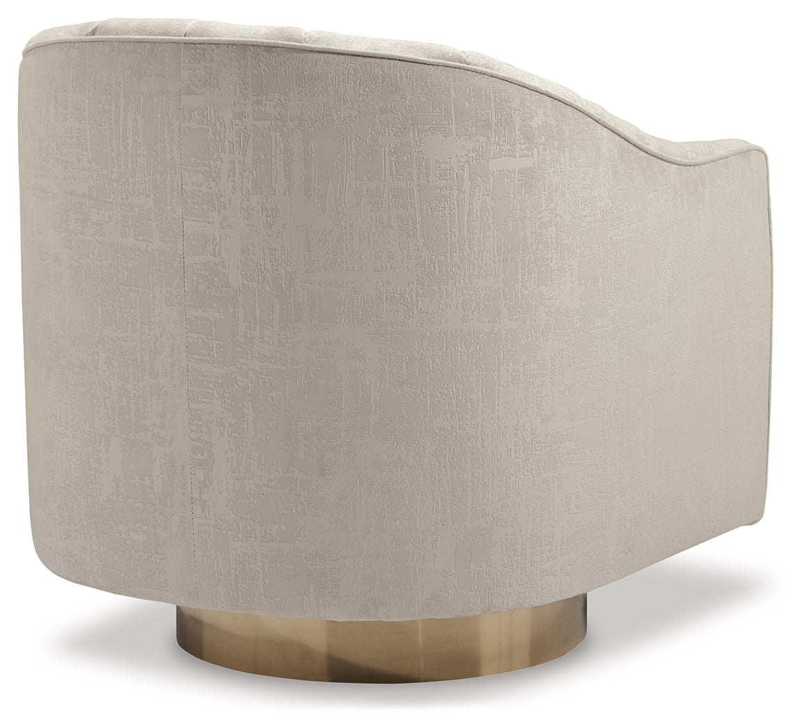 Penzlin Pearl Velvet Accent Chair - Ornate Home