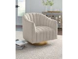 Penzlin Pearl Velvet Accent Chair - Ornate Home