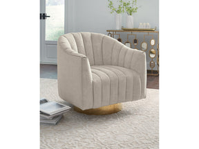 Penzlin Pearl Velvet Accent Chair - Ornate Home