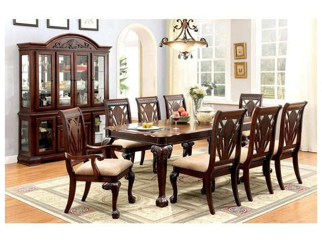 Petersburg Cherry Dining Table w/ 1 X 18" Leaf - Ornate Home
