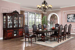 Picardy Brown Cherry/Black Side Chair - Ornate Home