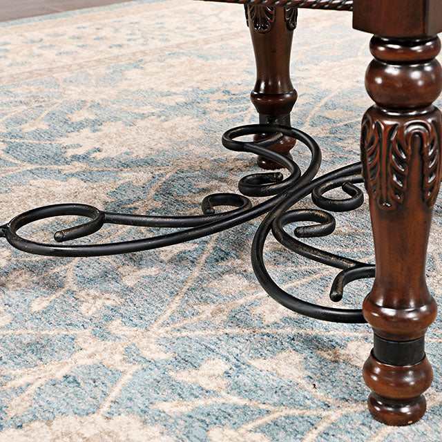 Picardy Brown Cherry/Black Side Chair - Ornate Home