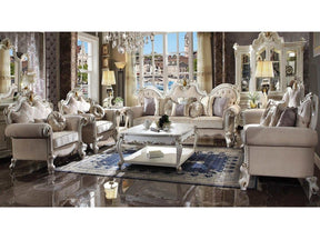 Picardy Fabric & Antique Pearl Oversized Sofa - Ornate Home