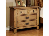 Pioneer Weathered Elm Nightstand - Ornate Home