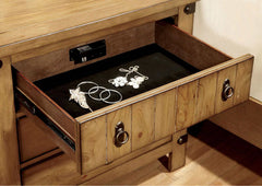 Pioneer Weathered Elm Nightstand - Ornate Home