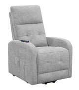 Piotr Grey Power Lift Recliner - Ornate Home