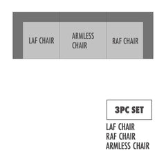 Pluma Charcoal Fabric Modular Sectional Pre-Sets - Ornate Home