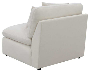 Pluma Ivory Fabric Modular Sectional Pre-Sets - Ornate Home