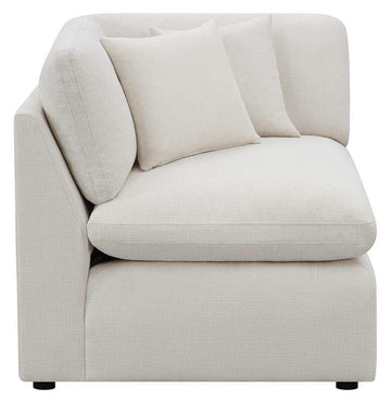 Pluma Ivory Modular Sectional Fabric Create your own Style - Ornate Home