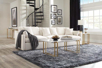 Pluma Ivory Modular Sectional Fabric Create your own Style - Ornate Home