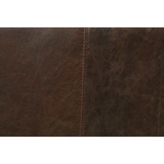 Porchester Distress Chocolate Leather Chair - Ornate Home