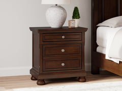Porter Rustic Brown Two Drawer Nightstand - Ornate Home