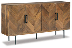 Prattville Brown Accent Cabinet - Ornate Home