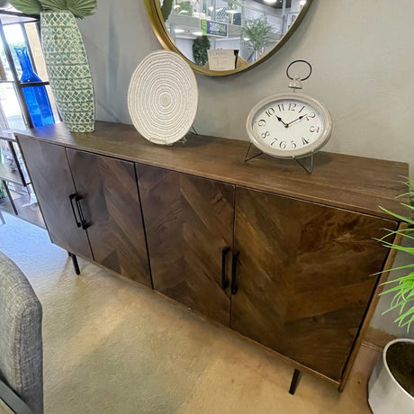 Prattville Brown Accent Cabinet - Ornate Home