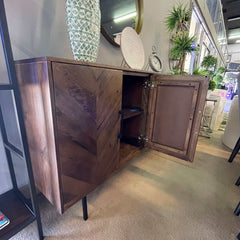 Prattville Brown Accent Cabinet - Ornate Home
