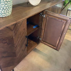 Prattville Brown Accent Cabinet - Ornate Home
