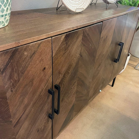 Prattville Brown Accent Cabinet - Ornate Home