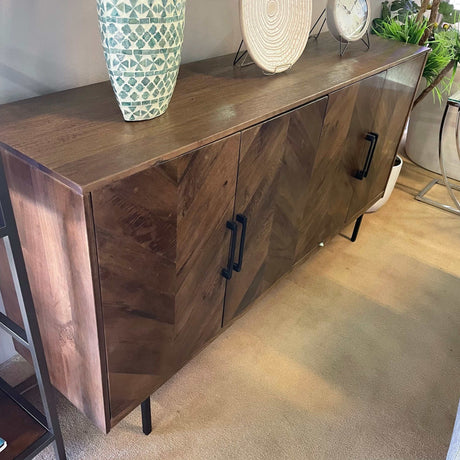 Prattville Brown Accent Cabinet - Ornate Home