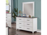 Priam White/Gray Dresser - Ornate Home