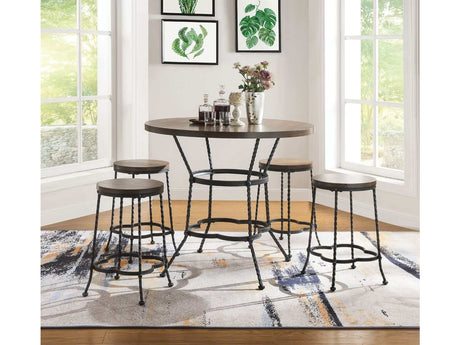 Qamar Counter Height Set - Ornate Home