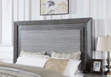 Raiden Gray Eastern King Bed - Ornate Home