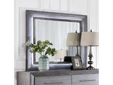 Raiden Gray Mirror w/ LED - Ornate Home