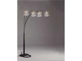 Rain Drop Arc 84" Floor Lamp - Ornate Home