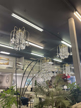 Rain Drop Arc 84" Floor Lamp - Ornate Home