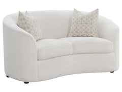 Rainn Latte Loveseat - Ornate Home