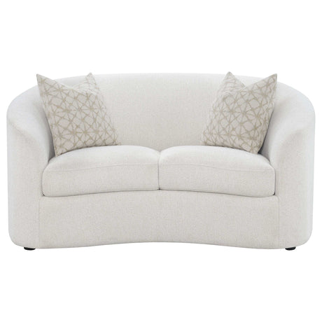 Rainn Latte Loveseat - Ornate Home