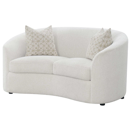 Rainn Latte Loveseat - Ornate Home