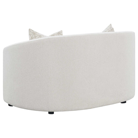 Rainn Latte Loveseat - Ornate Home