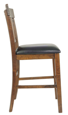 Ralene Medium Brown Bar Stool (Set of 2) - Ornate Home