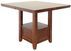 Ralene Medium Brown Counter Height Dining Room Set / 5pc - Ornate Home
